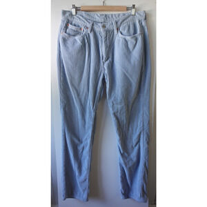 Levis 514 Jeans Mens 36x32 Pastel Blue Corduroy Straight Fit Five Pocket Pants